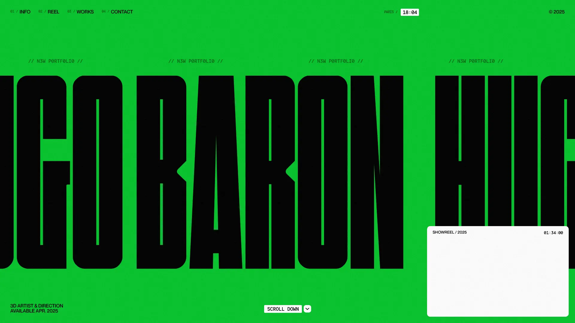 Screenshot of Hugo Baron Pricing Page