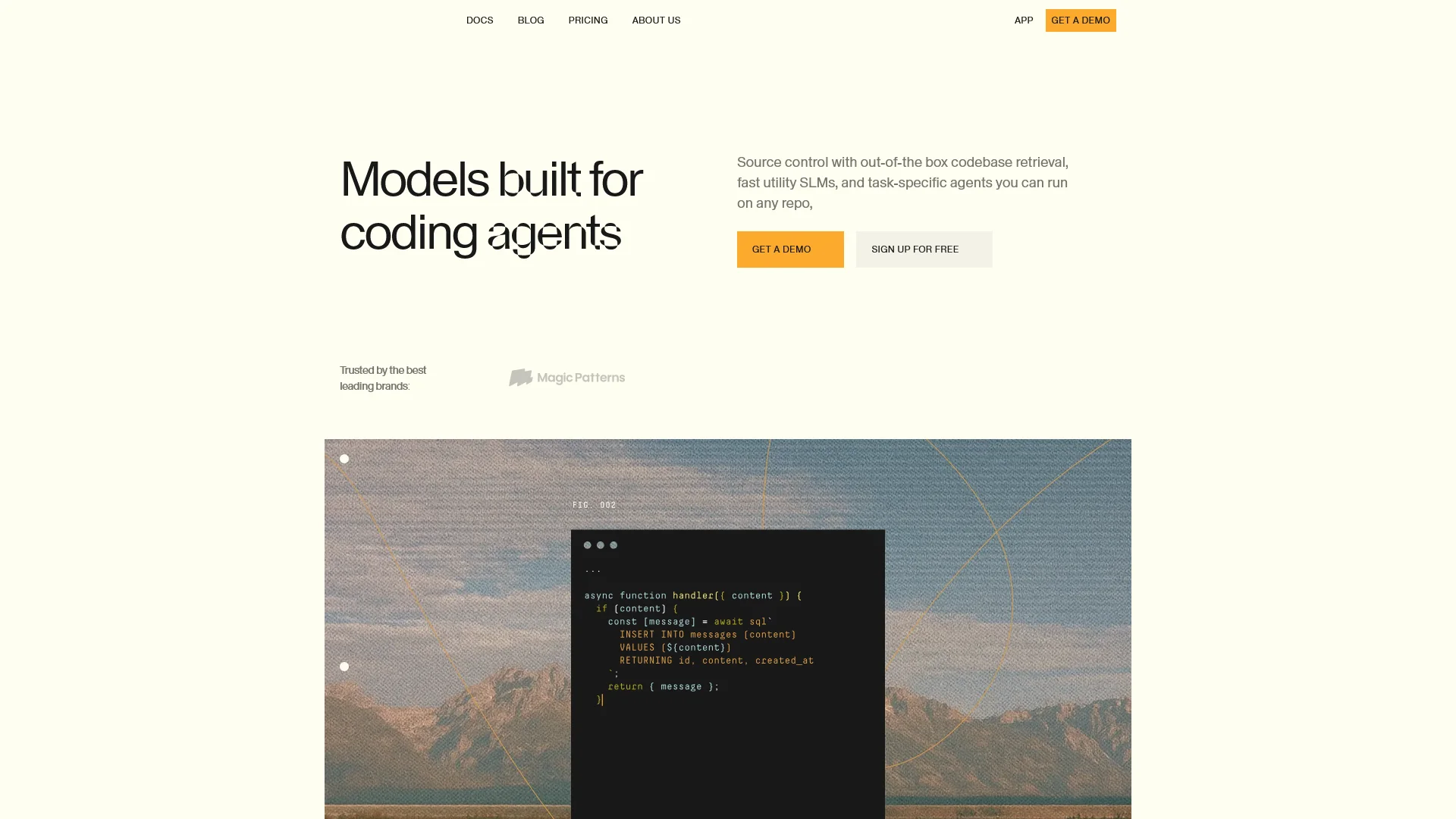 Screenshot of Relace Pricing Page